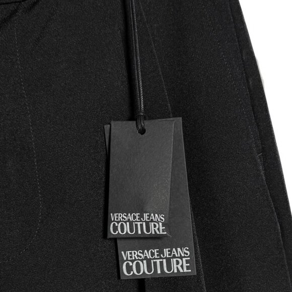 Versace Jeans Black Cady Stretch Trousers - Picture 7 of 10